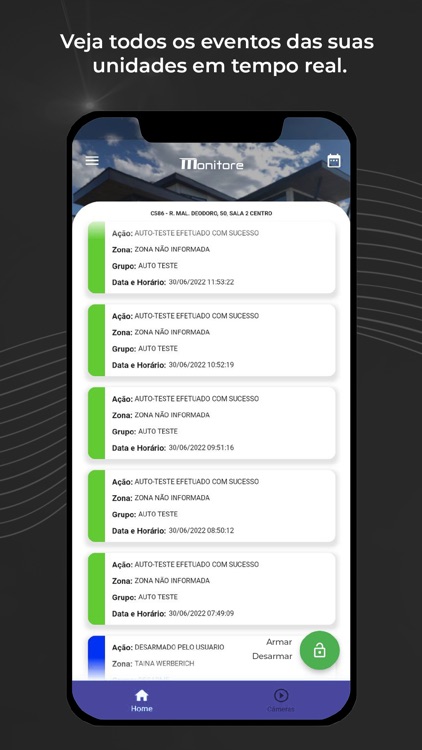 Aplicativo do alarme screenshot-3