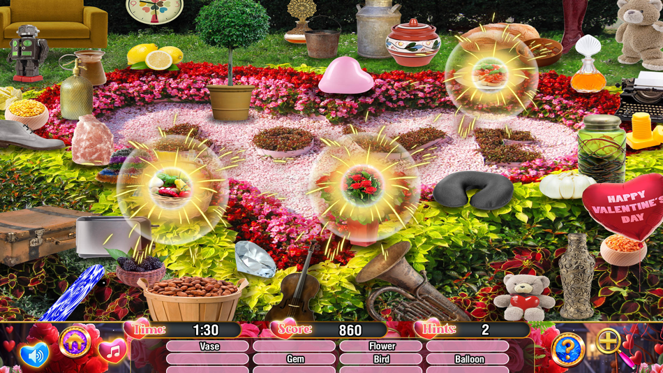 #3. Hidden Objects Valentine's Day (iOS) 来自: Brainfull, LLC