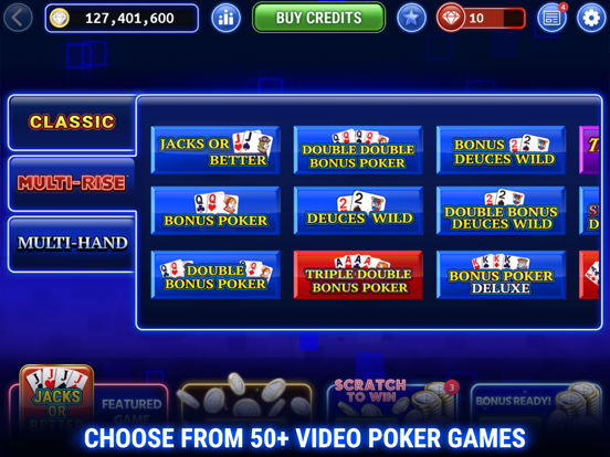 Screenshot #4 pour Vidéo Poker par Ruby Seven