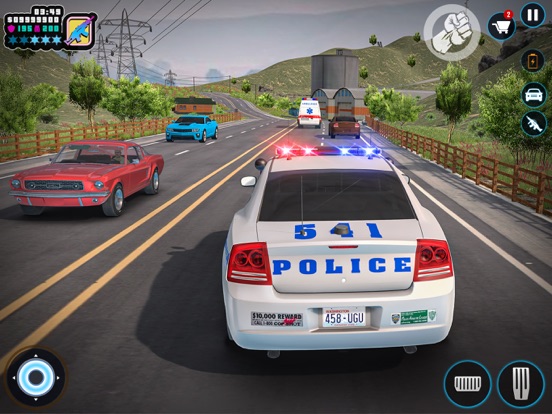 Screenshot #4 pour Highway Car Chase Police Games