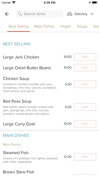 Yum Yum Caribbean Cuisine Screenshot