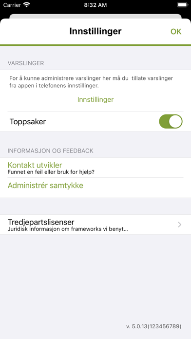 MedWatch Norge Screenshot