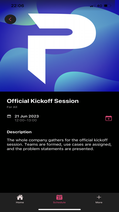 Patron Hackathon 2023 Screenshot