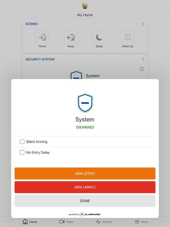 ADT Smart Services iPad screenshot 1 - Lifestyle app