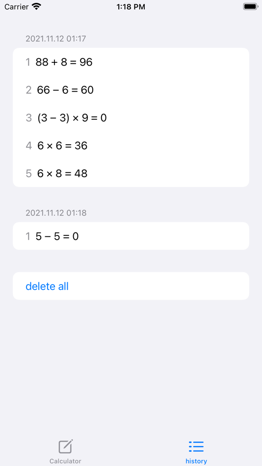 #2. kong calculator (iOS) 由: Changyul Seo
