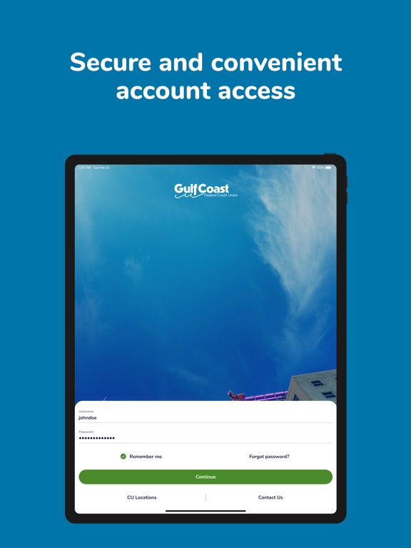 Gulf Coast FCU (AL) iPad screenshot 5 - Finance app