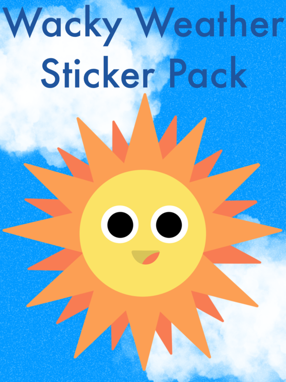 Screenshot #4 pour Wacky Weather Sticker Pack