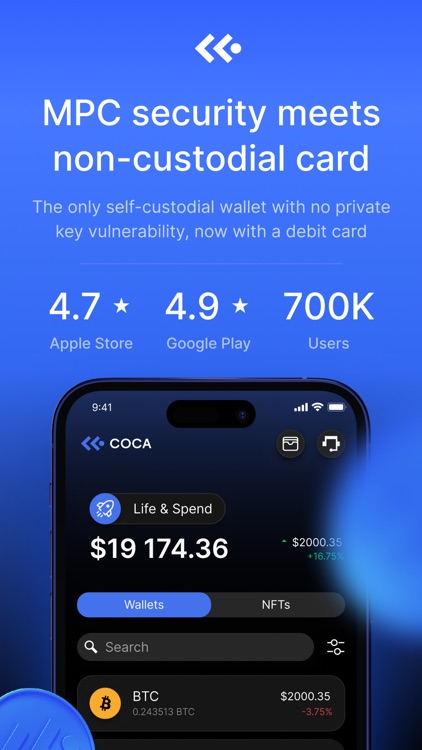 COCA: Crypto Card & Wallet