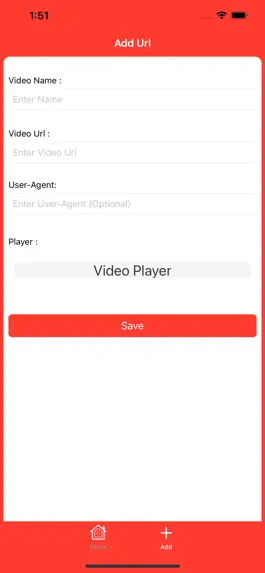 Game screenshot Url Video Player apk