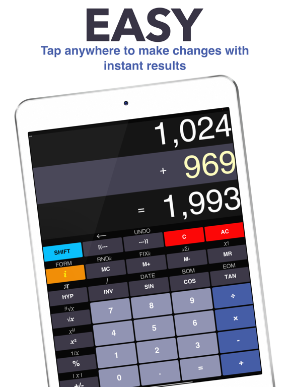 OmniCalc iPad screenshot 1 - Utilities app