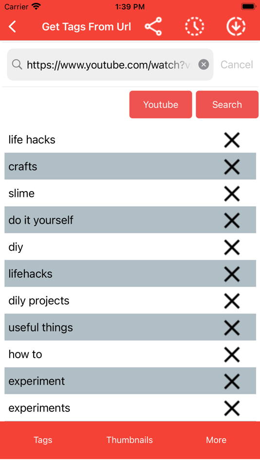 #3. YouTag - Video Tags Generator (iOS) Podle: Quarter Pi