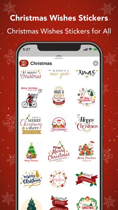 JoyStix: Cute Xmas Stickers! Screenshot