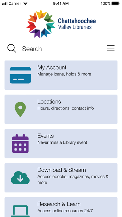 Chatt Valley Libraries Ga Screenshot