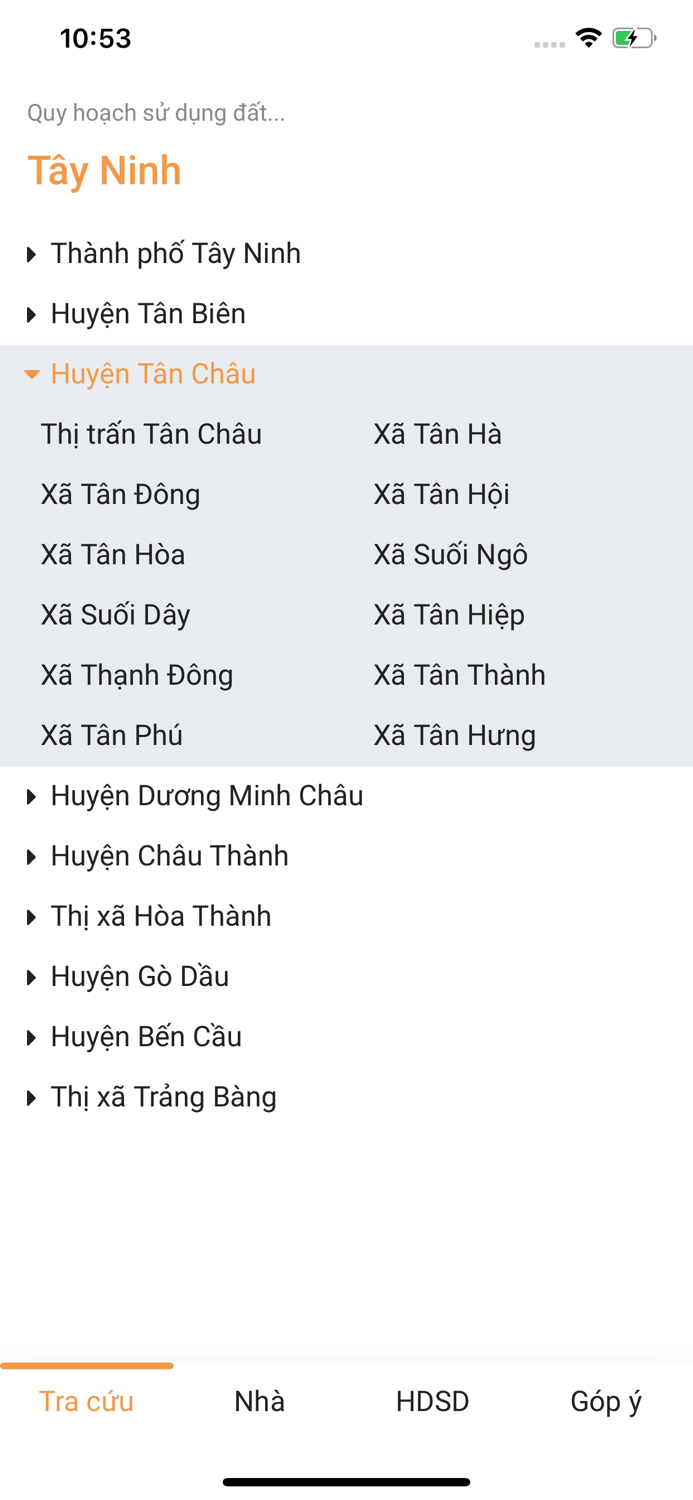 Quy hoạch Tây Ninh