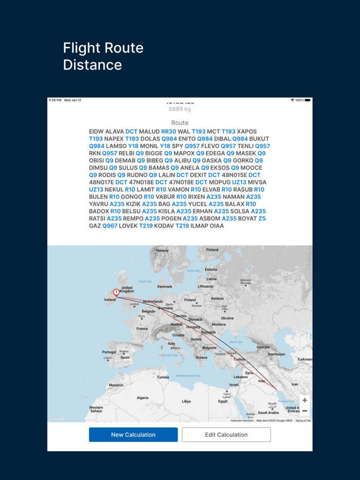 Flight Time Calculator