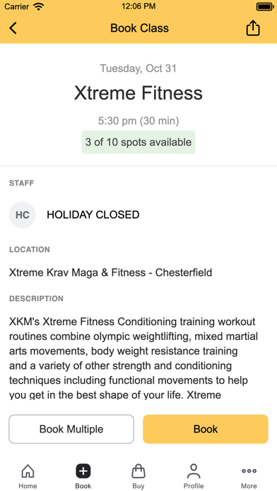 Xtreme Krav Maga & Fitness Screenshot
