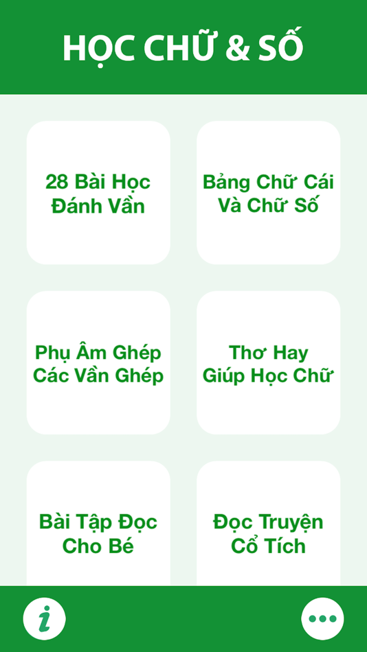 Học Chữ Cái Và Chữ Số - 1.2 - (iOS)