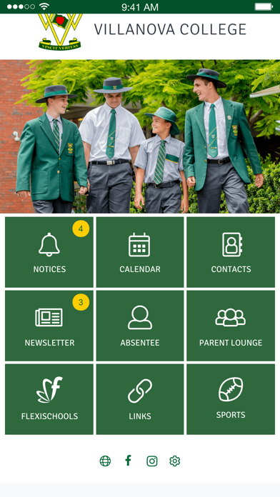 Villanova College Screenshot