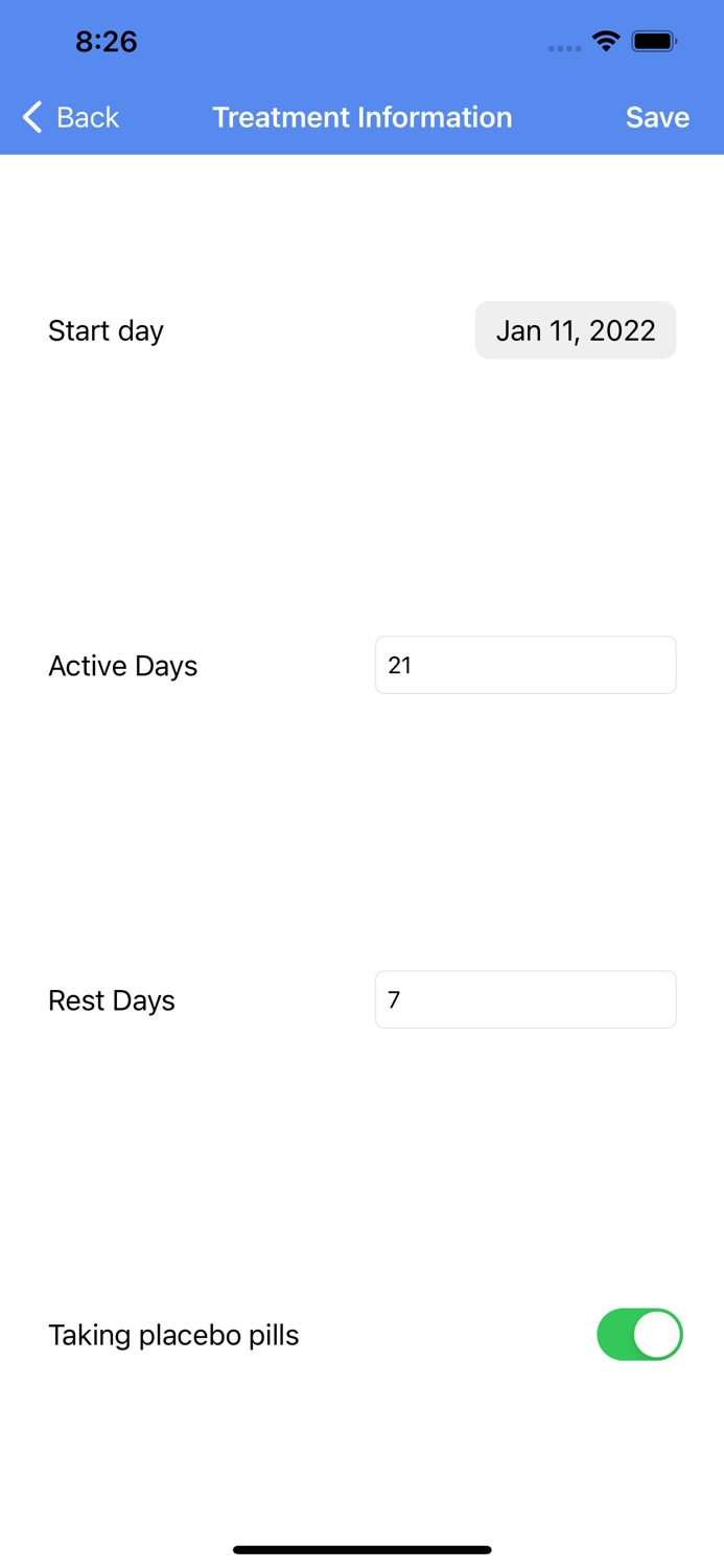 Birth Control Pill Tracker