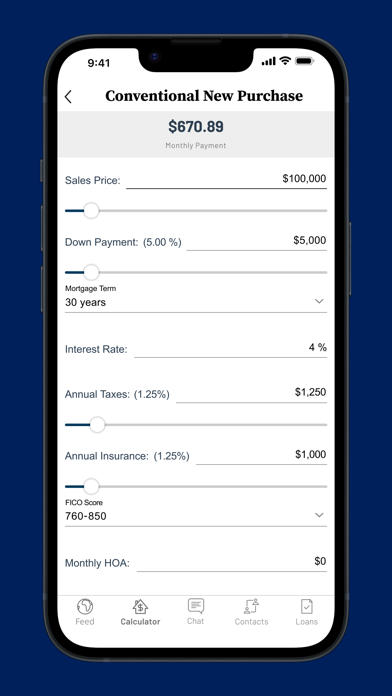 DHI Mortgage Screenshot