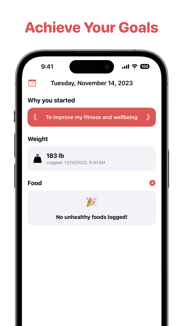 HealthBot Weight Food Tracker