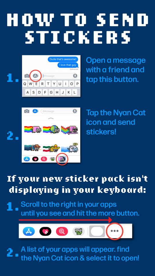#6. Nyan Cat Animated Stickers (iOS) 由: Bare Tree Media Inc