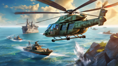 Gunship Helicopter Warfare Screenshot