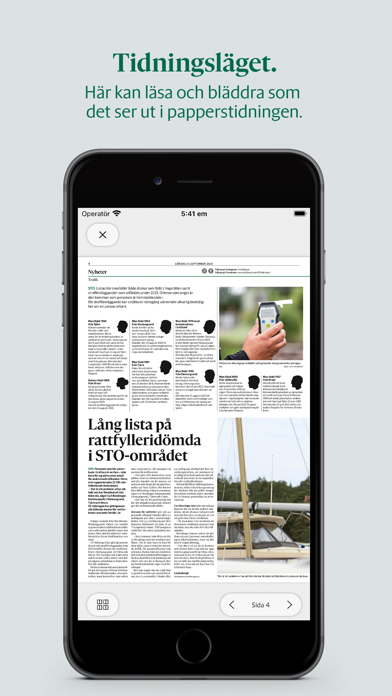 ST-tidningen e-tidning Screenshot