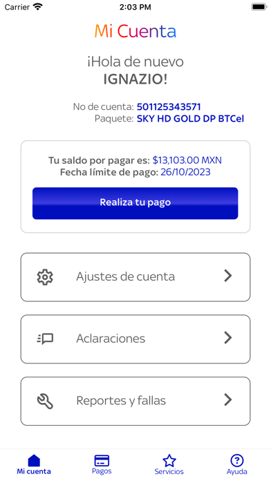 App SKY Screenshot