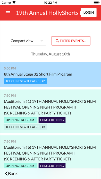 HollyShorts Film Festival Screenshot