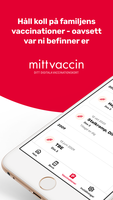 MittVaccin Screenshot