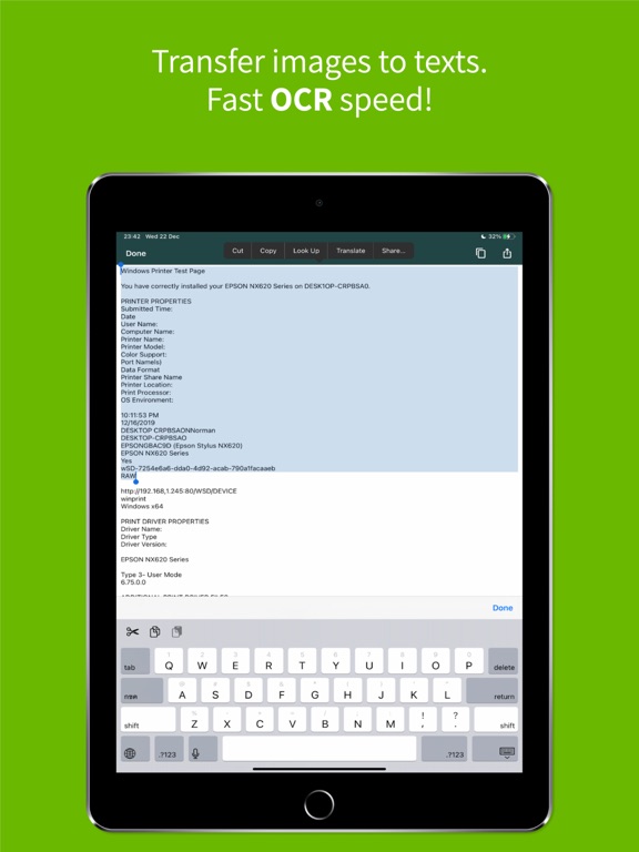 Clear Scan: Doc Scanner App iPad screenshot 4 - Business app
