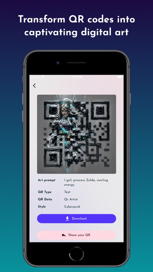 #1. QR Artist - AI QR Generator (iOS) 由: Hung Nguyen
