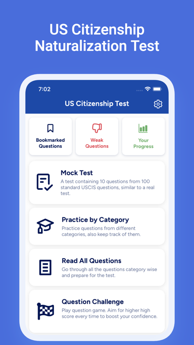 US Citizenship Test Guide 2024 Screenshot