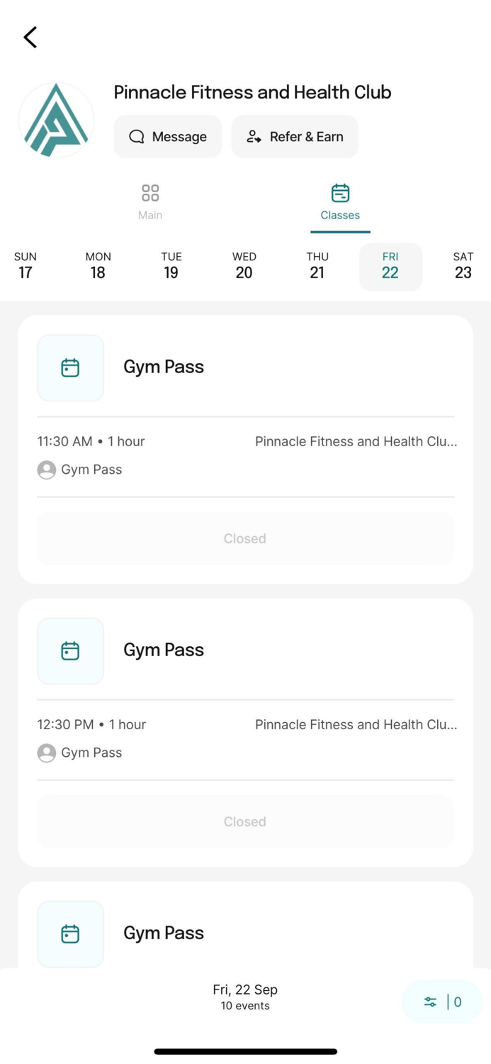 Pinnacle Fitness and Health Club