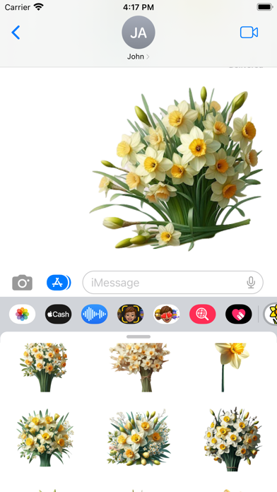 Daffodil Stickersのおすすめ画像4