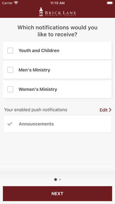 Brick Lane Community Church Screenshot