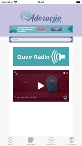 Game screenshot Rádio Adoração FM Lins apk