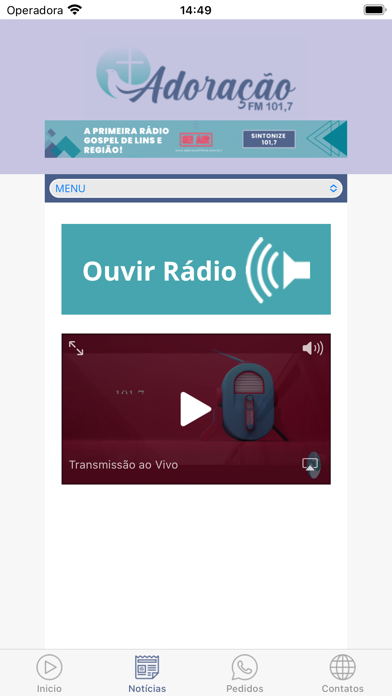 Rádio Adoração FM Lins Screenshot