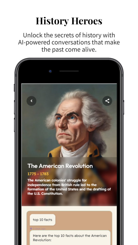 #6. History Heroes AI (iOS) 由: Farouk Nasser