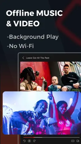 Game screenshot Offline Music&Vid, MP3- Uptube mod apk