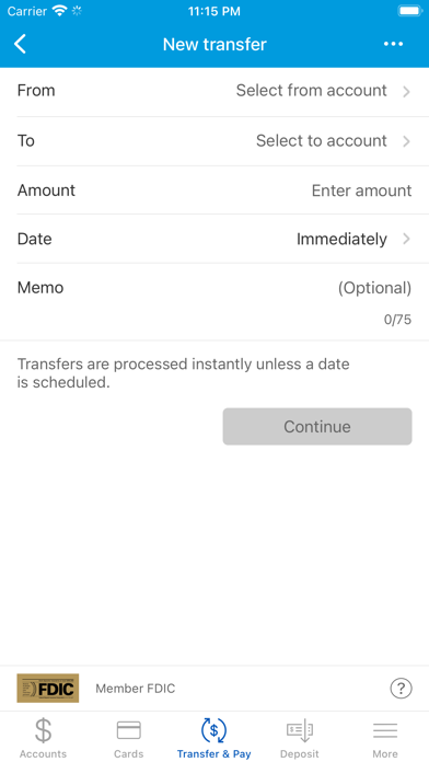 Kirkpatrick Bank Mobile Screenshot