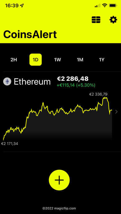 CoinsAlert Screenshot