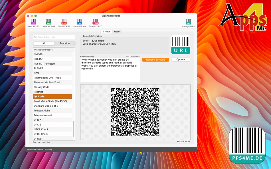 #2. Acana Barcode (macOS) 由: @pps4Me