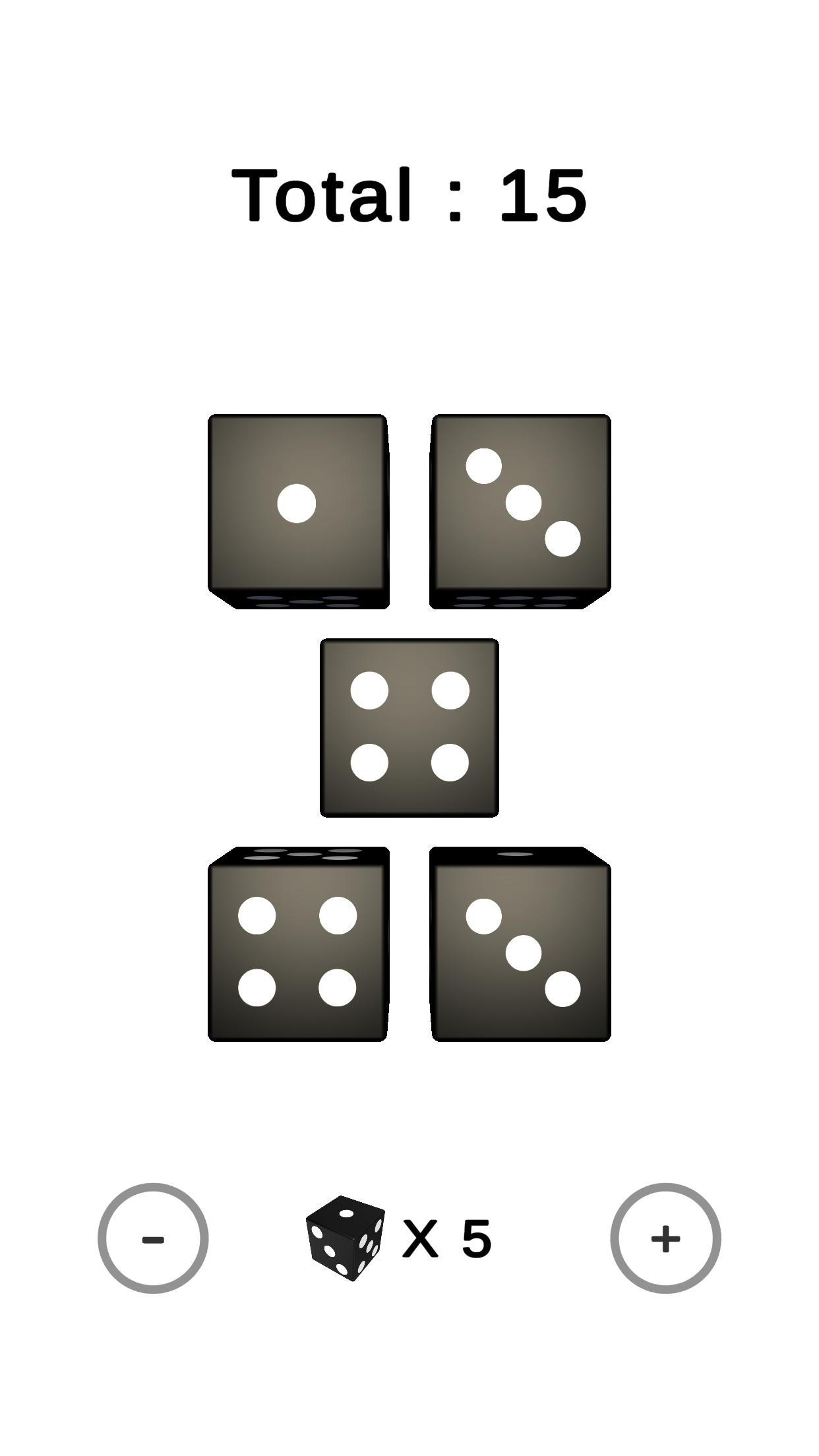 3D Dice Roller:Dice Rolling