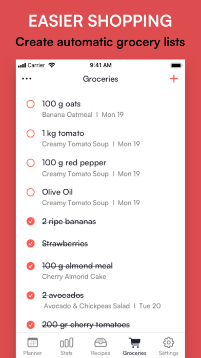 Bento - Meal Planner Screenshot