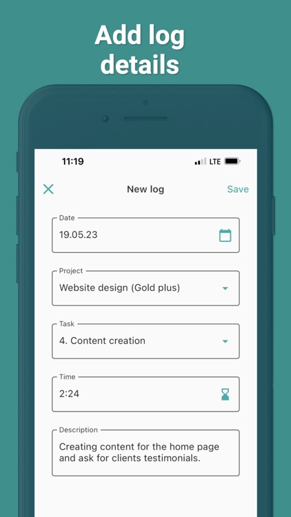 Zorotime Work time tracking screenshot-9