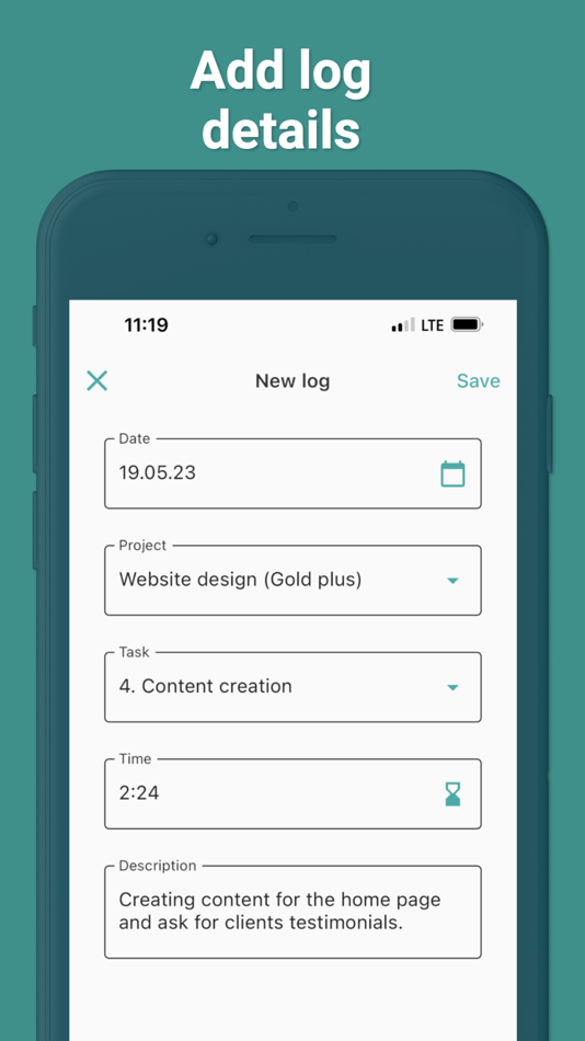 #10. Zorotime Work time tracking (iOS) 由: Zoro Corporation LLC