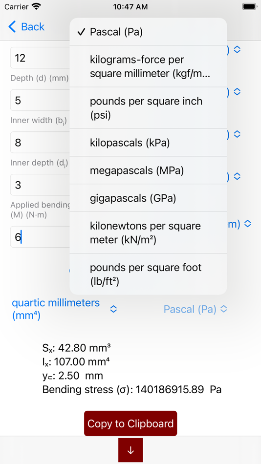 #3. Beam Stress Calculator Beamer (iOS) 由: Vladislav Zhirnov