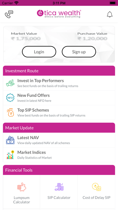 Etica Wealth Screenshot